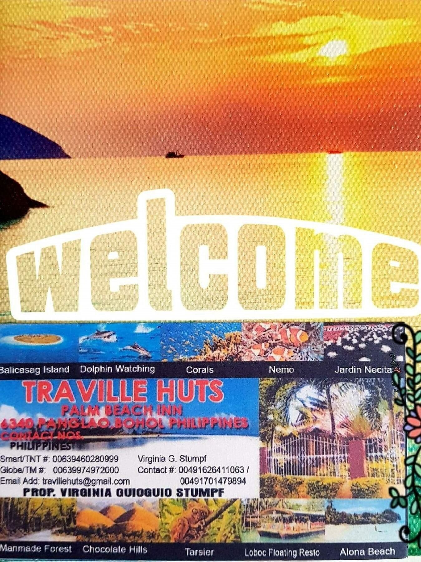 Traville Huts Palm Beach Inn Panglao Exterior photo