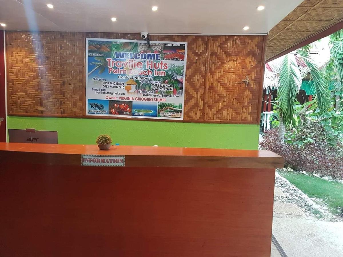 Traville Huts Palm Beach Inn Panglao Exterior photo
